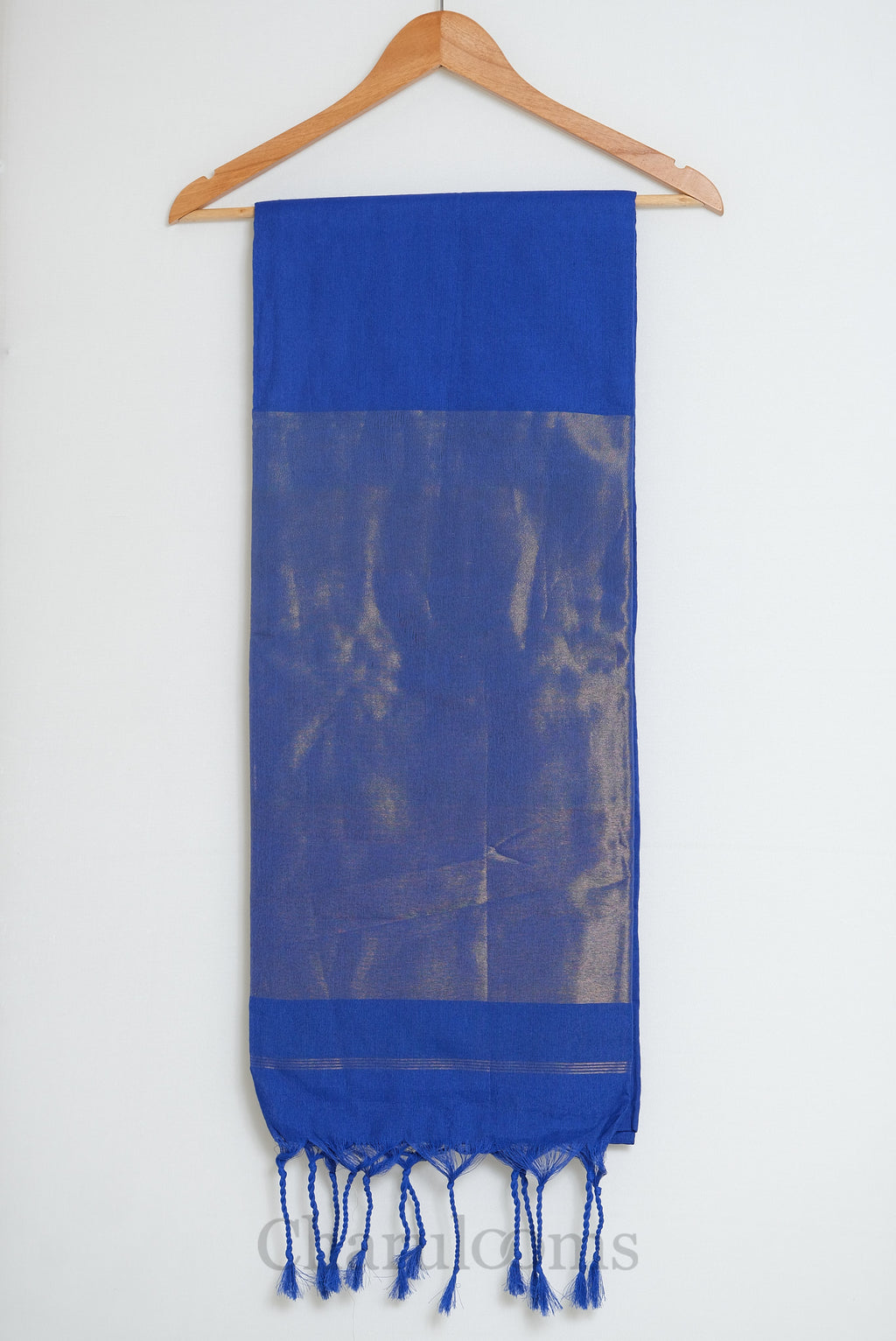 Royal Blue Pure Cotton Saree