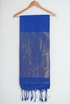 Royal Blue Pure Cotton Saree