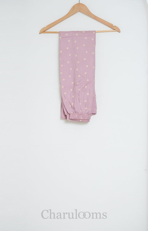 Dusty Pink Printed Cotton Co-ord Set