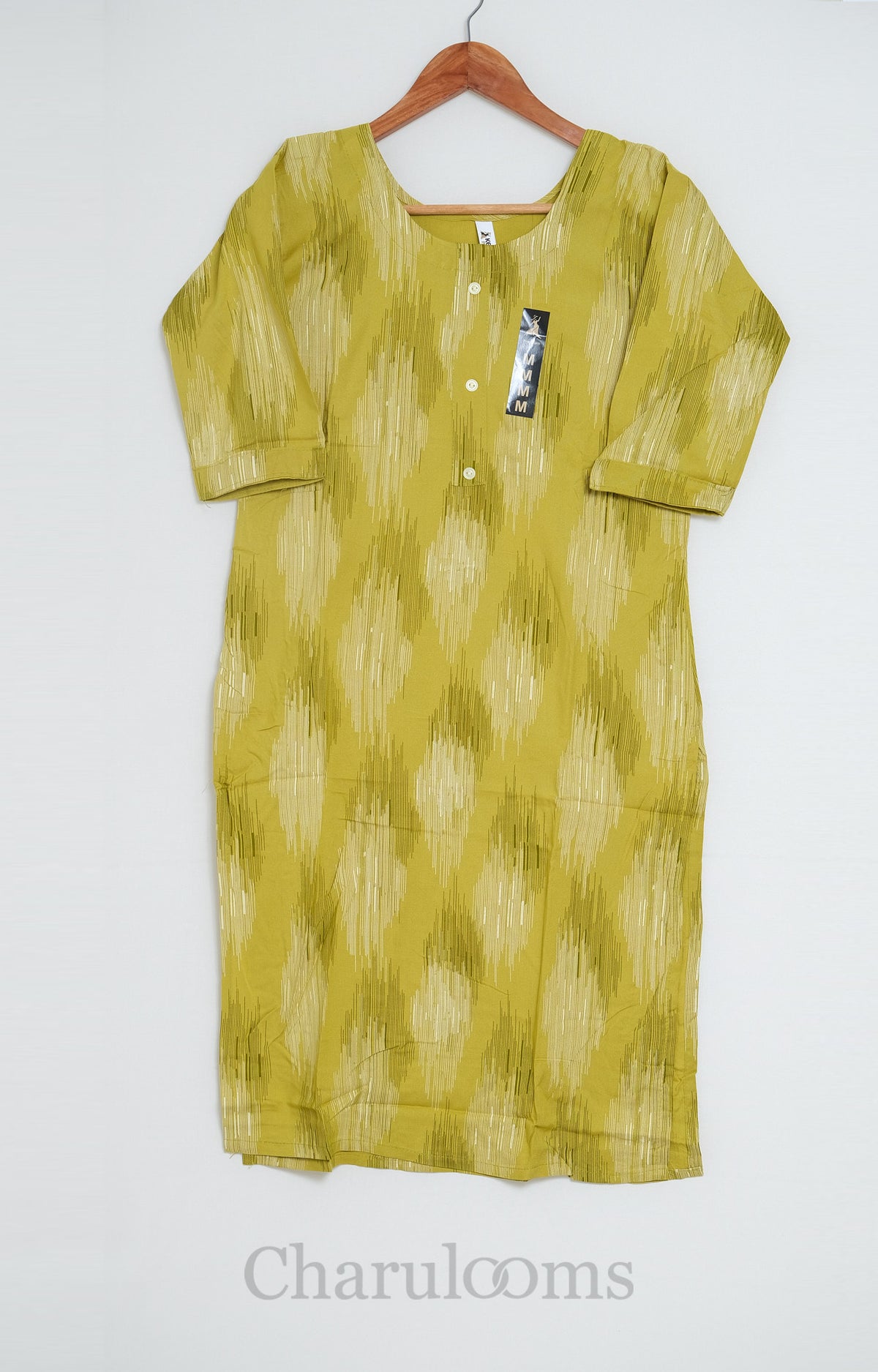 Lime Green Printed Cotton Women’s Co-ord Set