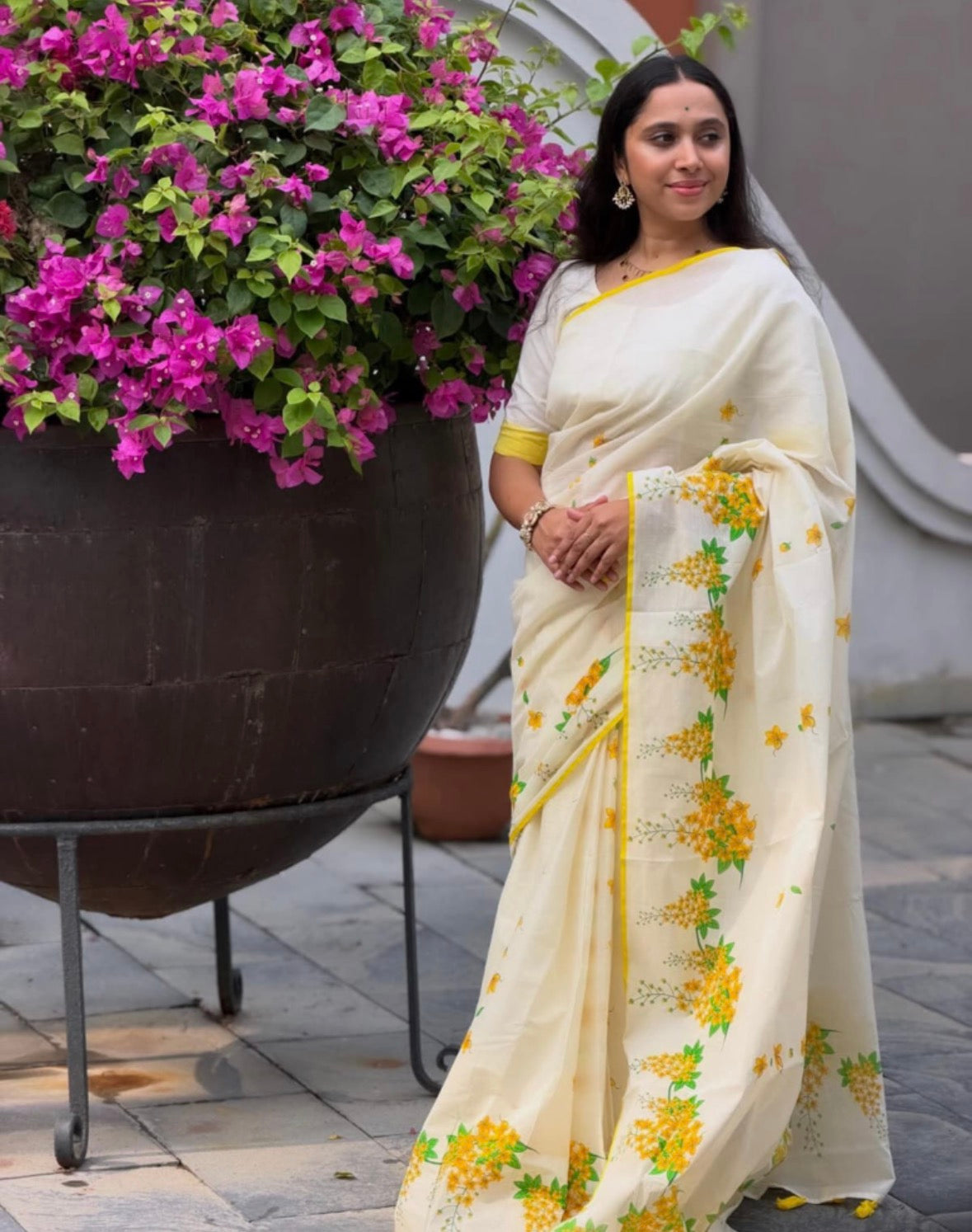 Test Product - Mul Cotton Saree - Red Color