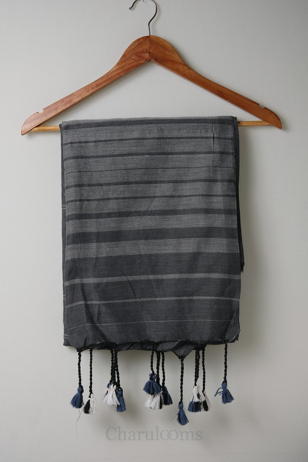 Grey Cotton Saree – 100% Premium Soft Cotton Classic