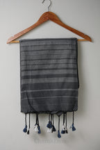 Grey Cotton Saree – 100% Premium Soft Cotton Classic