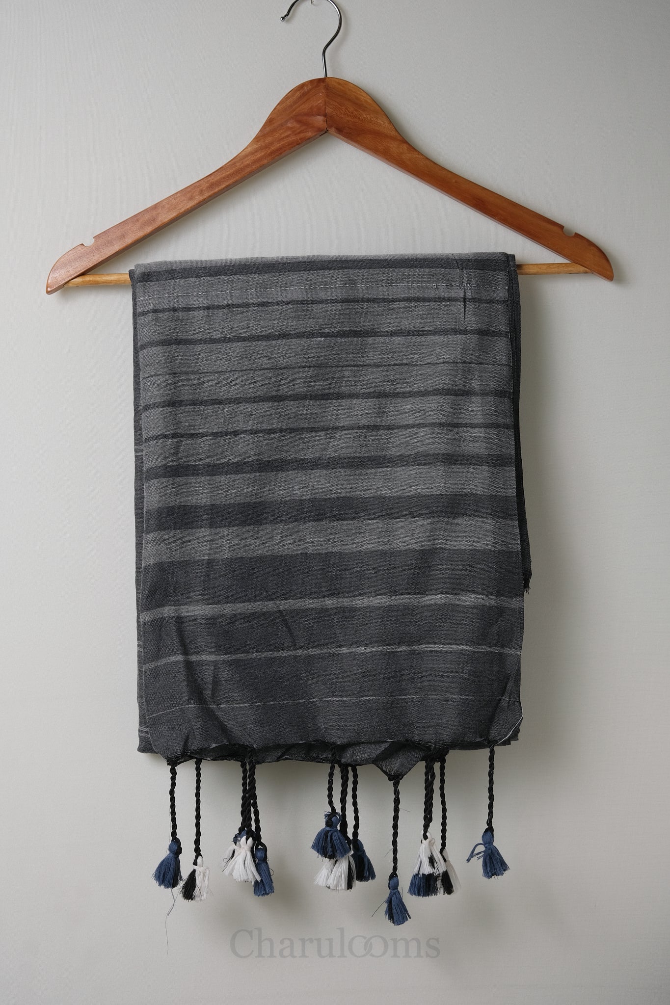 Grey Cotton Saree – 100% Premium Soft Cotton Classic