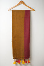 Grey Yellow Maroon Mal Mal Cotton Saree – 100% Cotton Multi-Color Saree