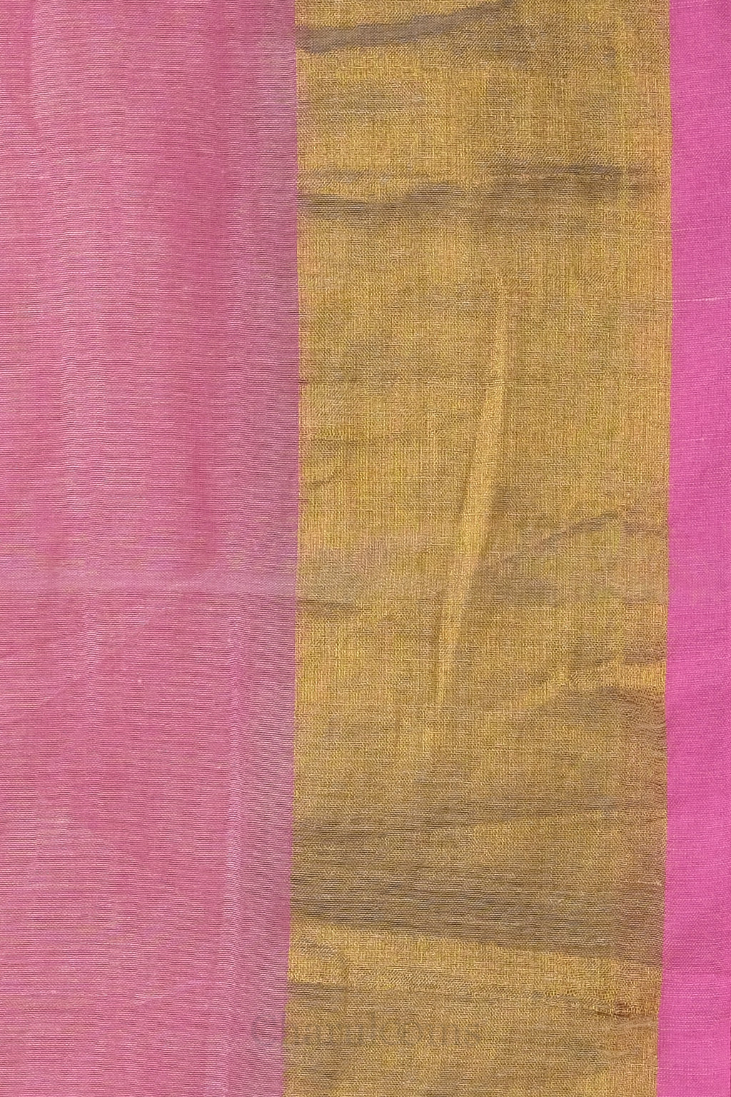 Cream & Pink Mal Mal Cotton Saree – 100% Cotton Elegant Daily Wear