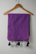 Purple Mal Mal Cotton Saree – 100% Premium Lightweight Cotton